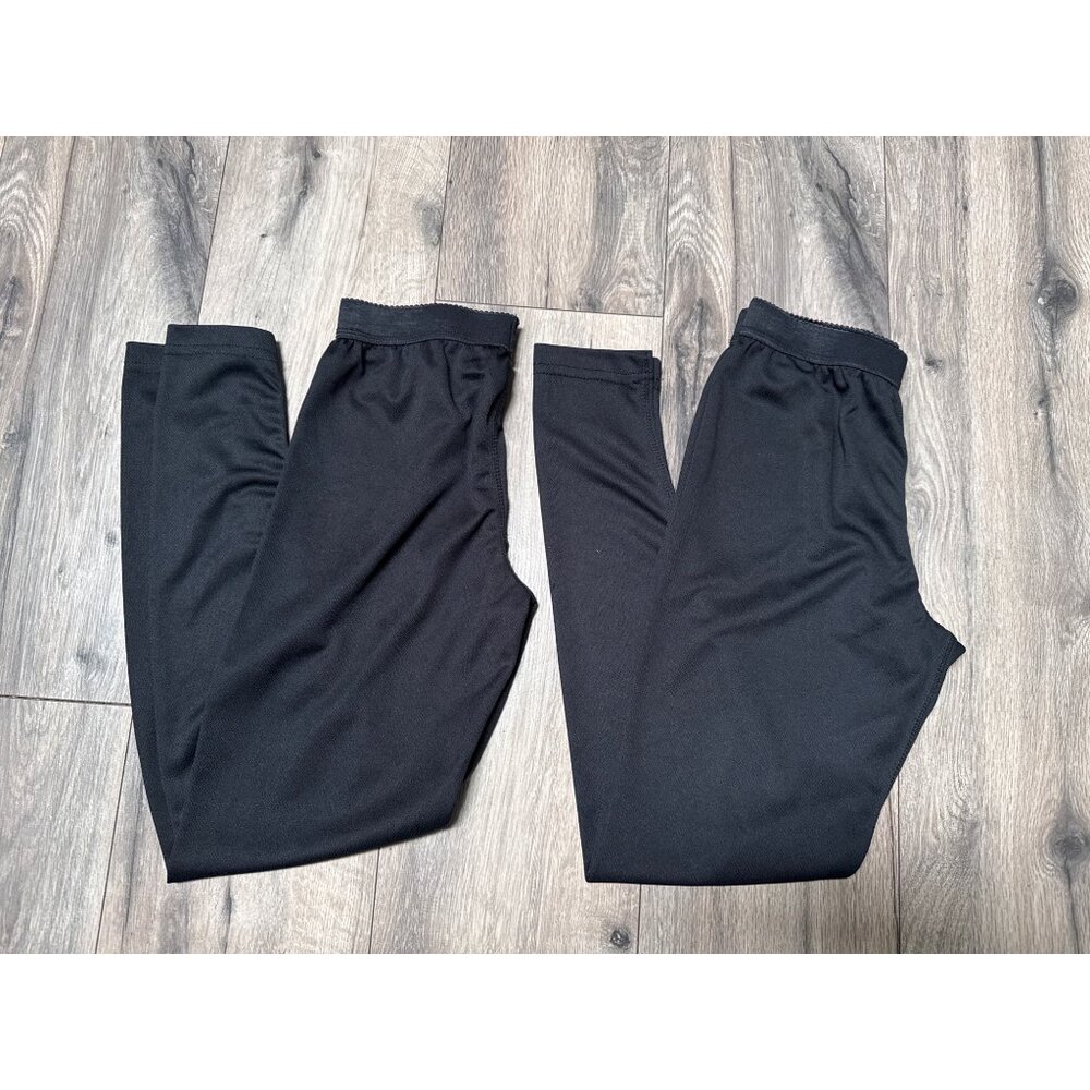 Heatlast Black Thermal Pants Small 100% Polyester Weatherproof Technology Comfor